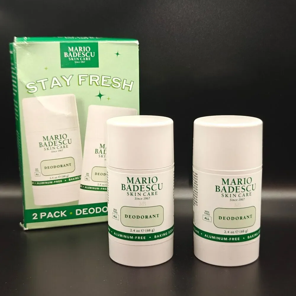 Mario Badescu Deodorant 2 Pack 2.4 oz Each New Authentic